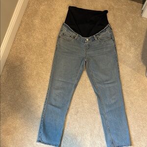 Women's Blue Maternity Jeans